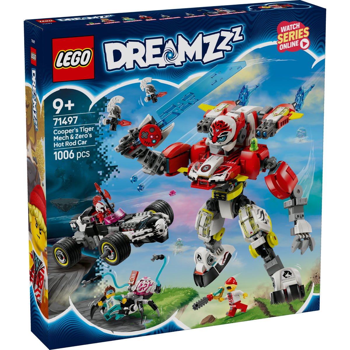LEGO Dreamzzz 71497 mech tigre di cooper e bolide di zero