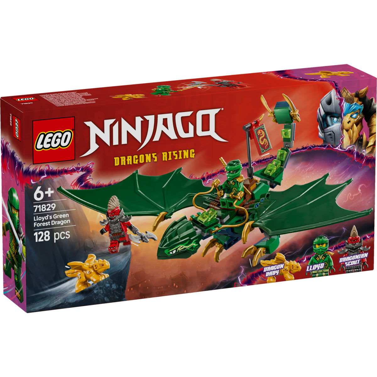 LEGO Ninjago 71829 drago della foresta verde di lloyd