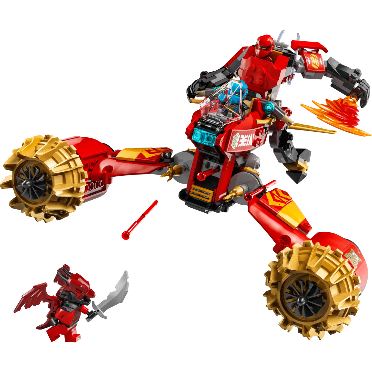 LEGO Ninjago 71830 mech storm rider di kai