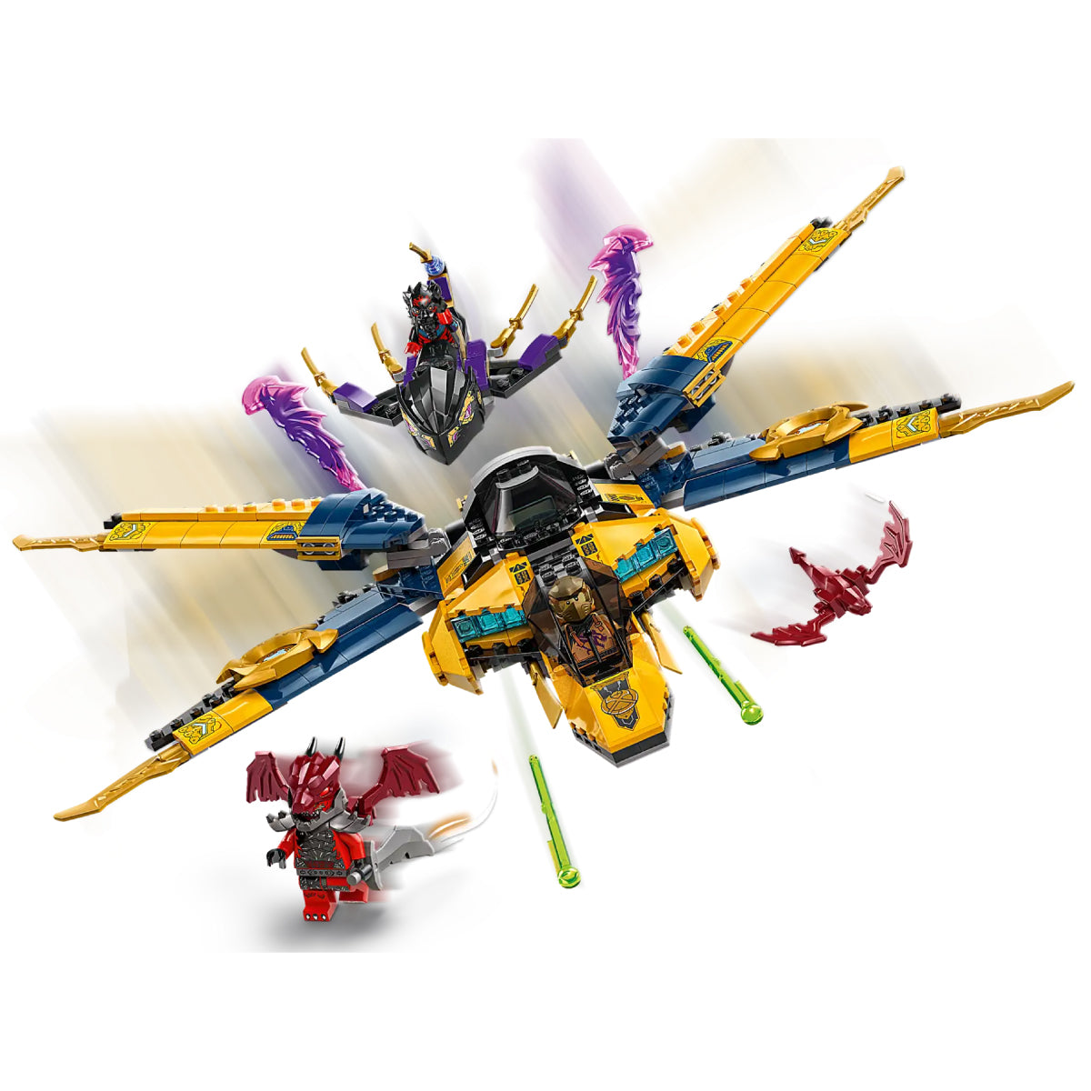 LEGO Ninjago 71833 jet super storm di ras e arin