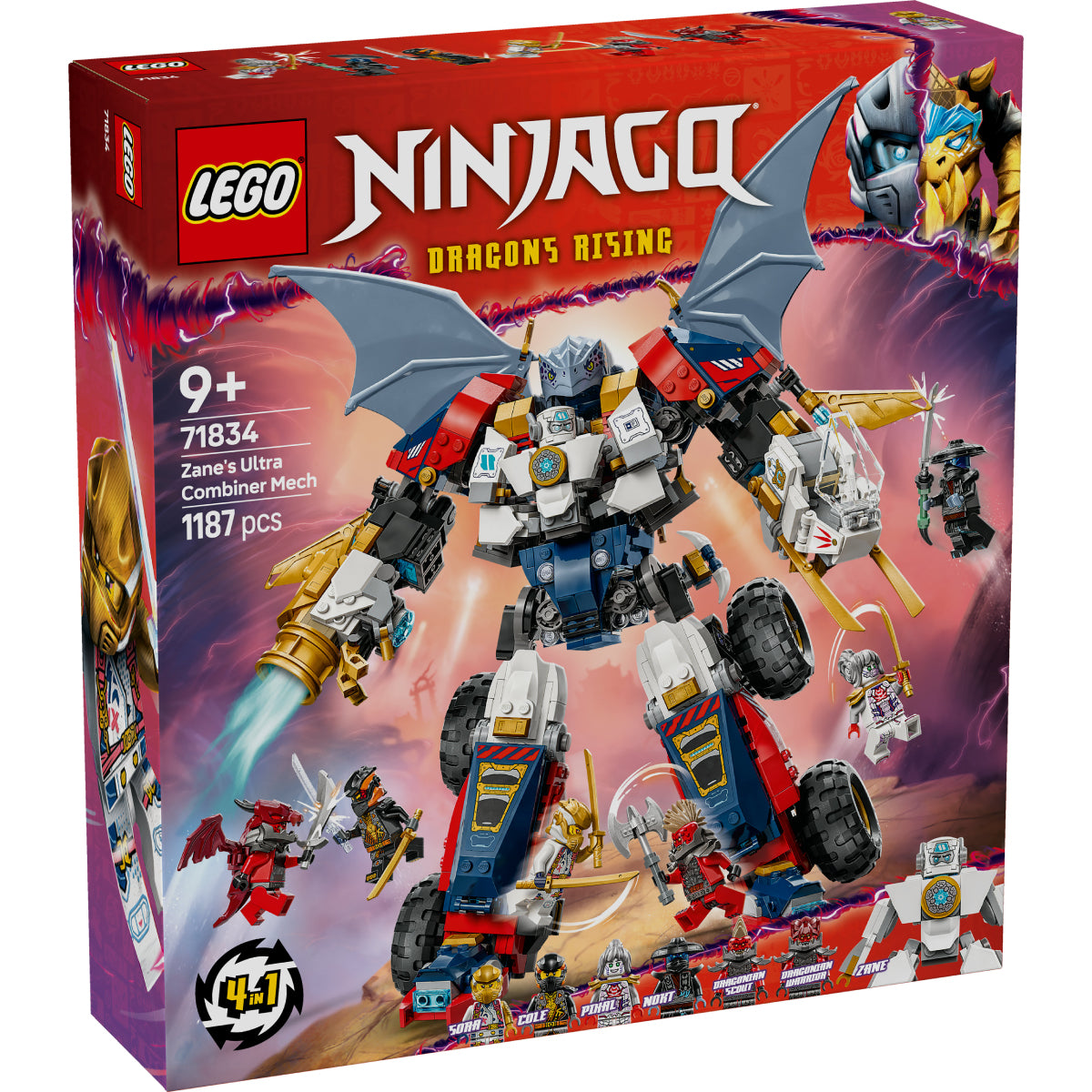 LEGO Ninjago 71834 mech ultra combinatore di zane