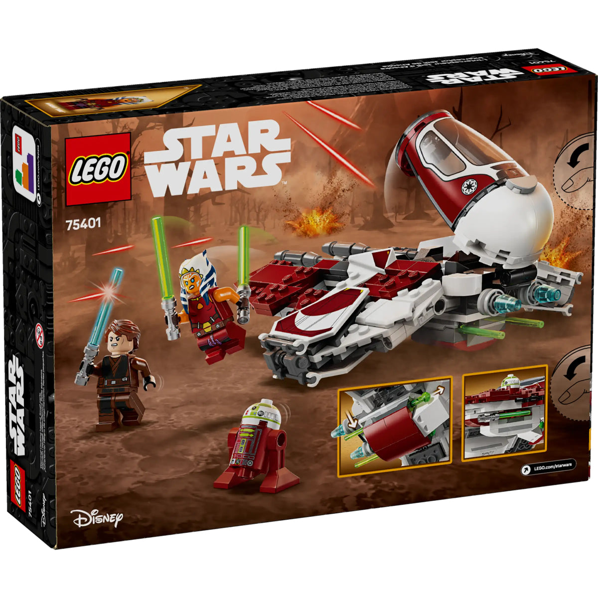 LEGO Star Wars 75401 jedi interceptor di ahsoka