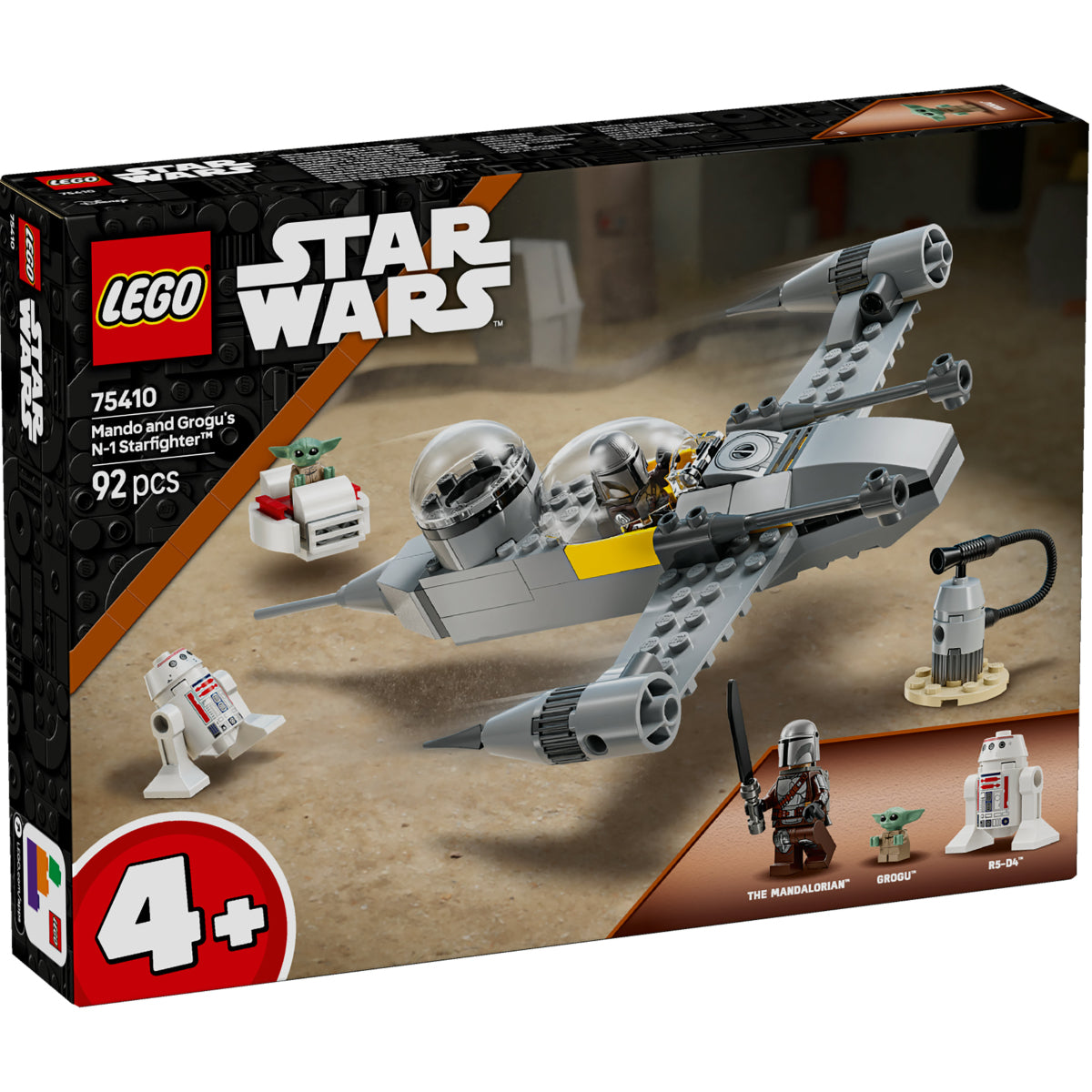 LEGO Star Wars 75410 n-1 starfighter di mando e grogu