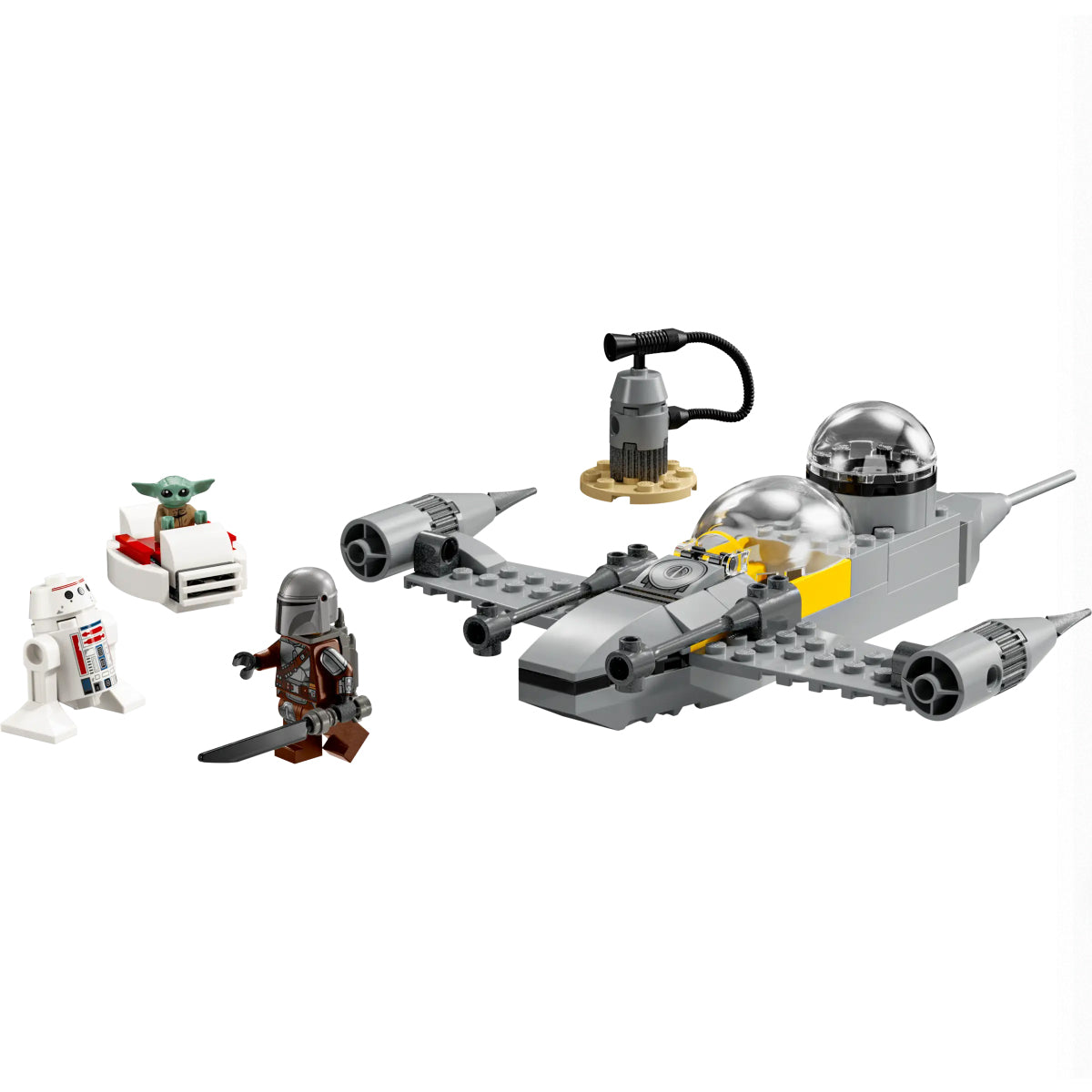 LEGO Star Wars 75410 n-1 starfighter di mando e grogu