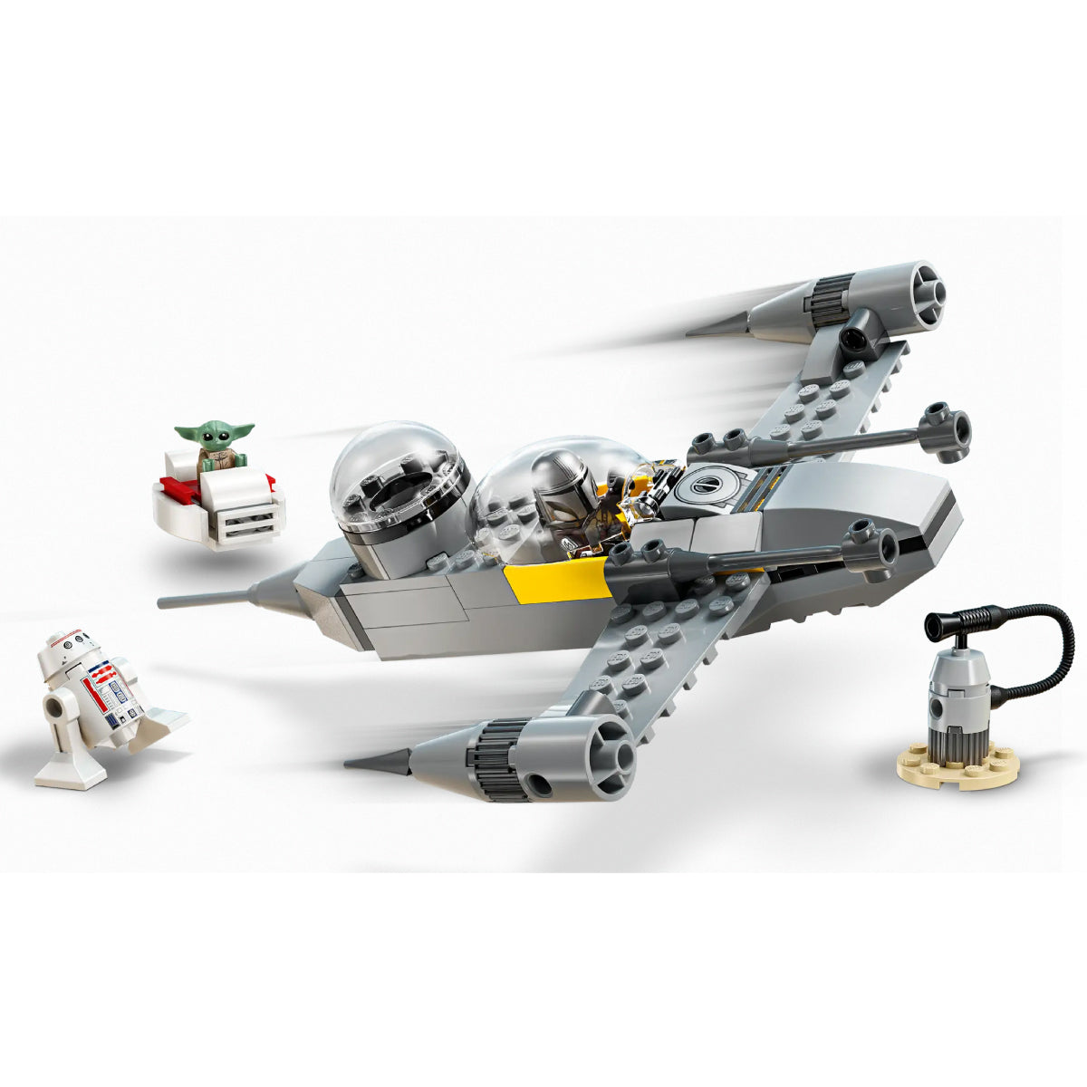 LEGO Star Wars 75410 n-1 starfighter di mando e grogu