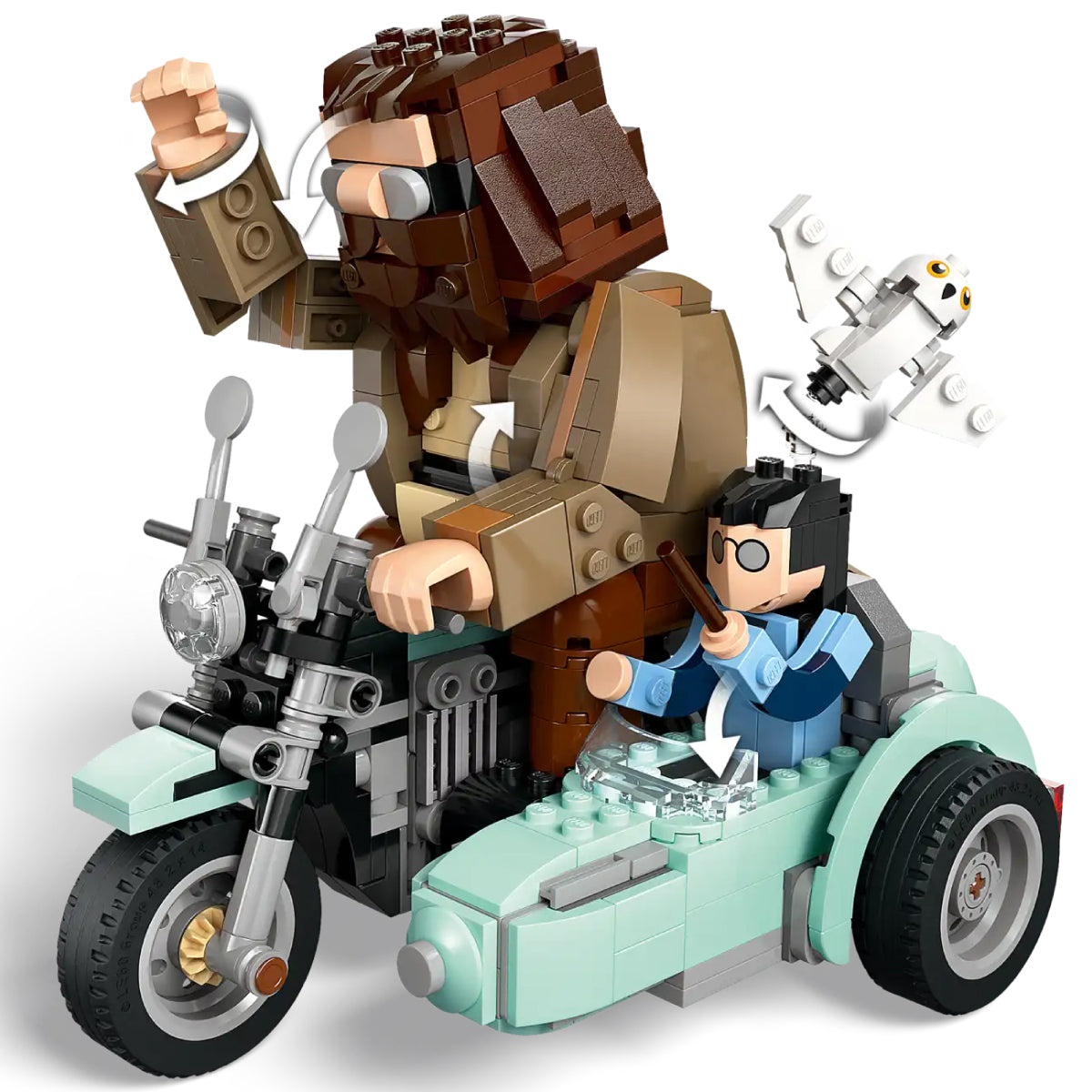 LEGO Harry Potter 76443 giro sul sidecar di hagrid e harry