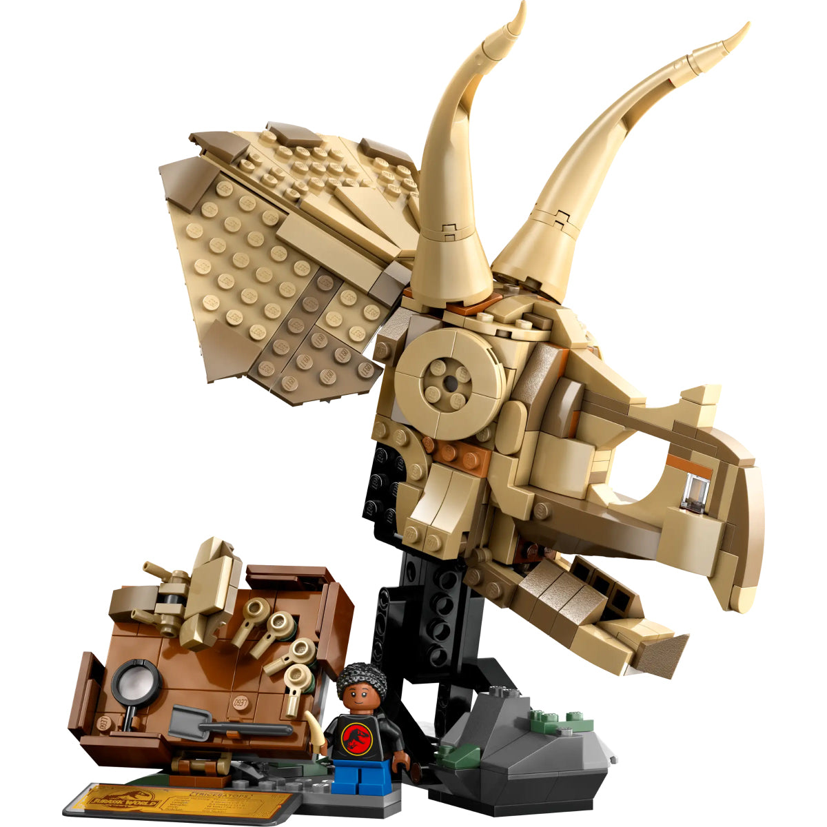 LEGO Jurassic World 76969 fossili di dinosauro: teschio di triceratopo