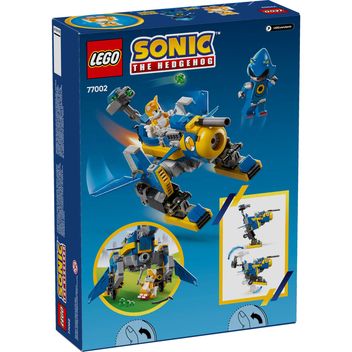 LEGO Sonic 77002 cyclone vs. metal sonic