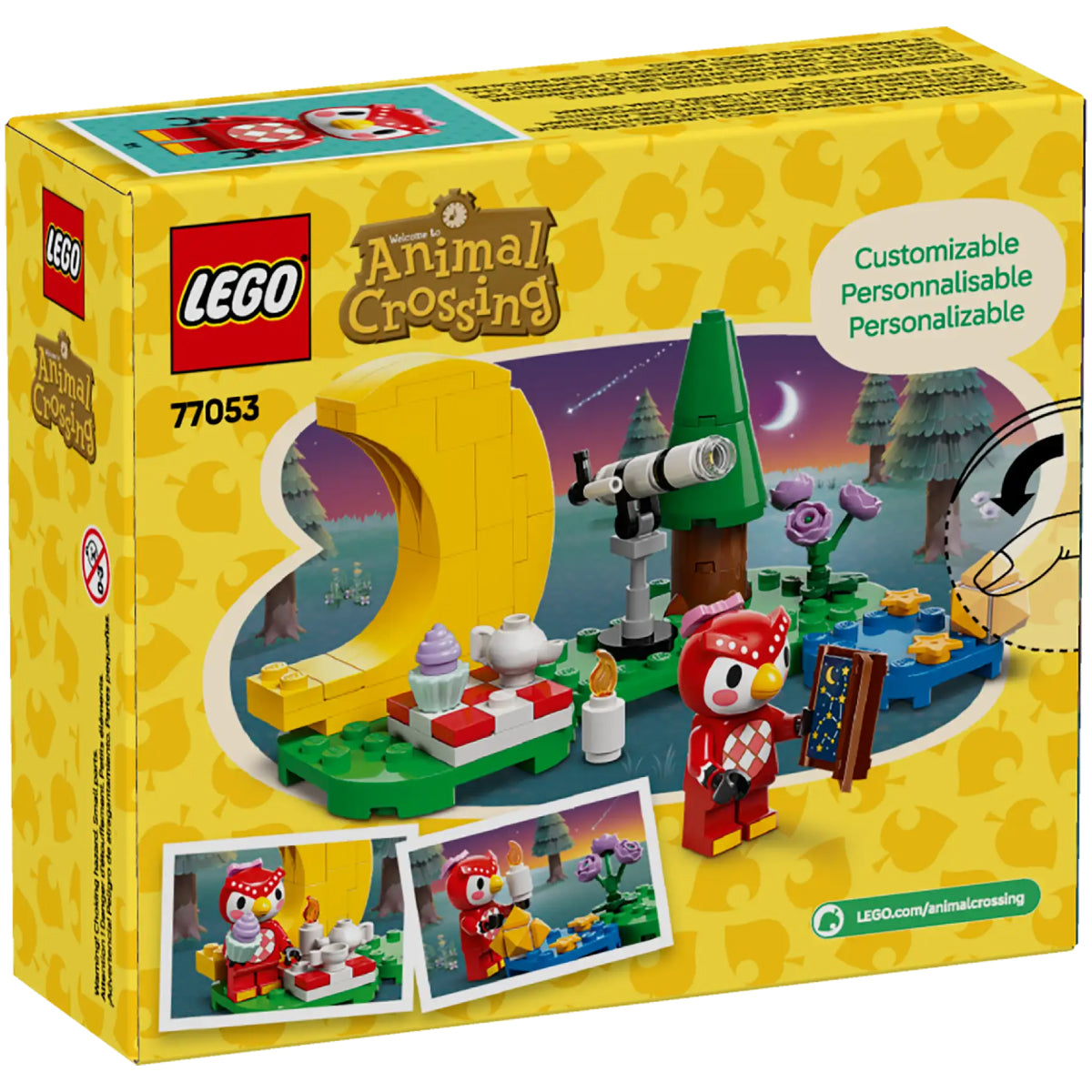 LEGO Animal Crossing 77053 osservando le stelle con celeste