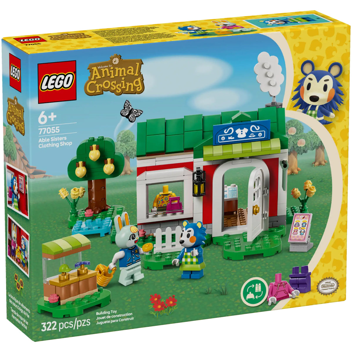 LEGO Animal Crossing 77055 la sartoria delle sorelle ago e filo