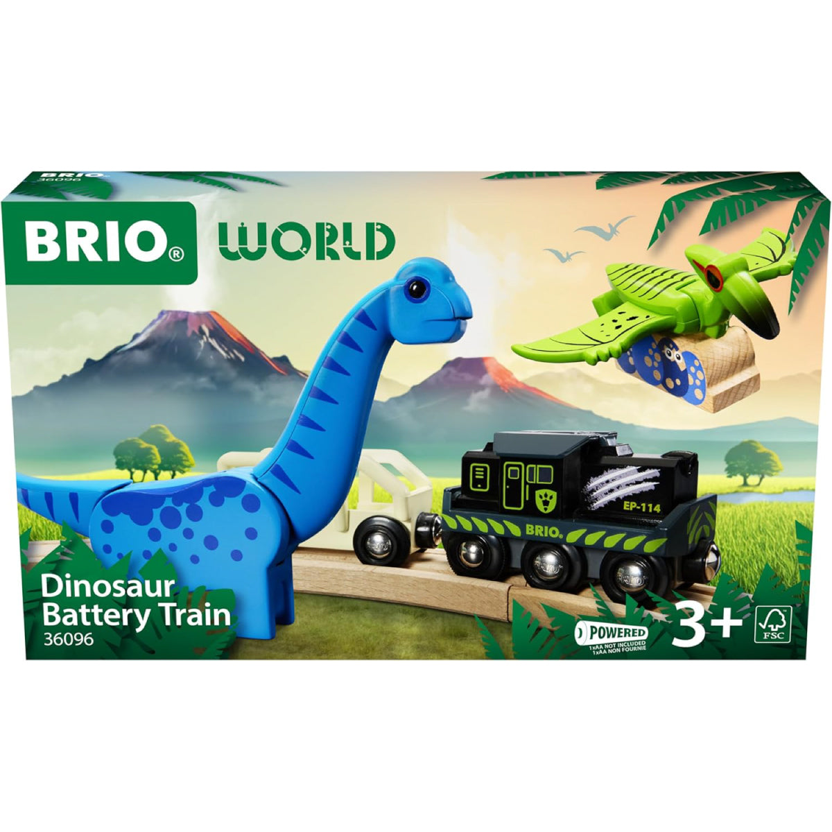 trenino con dinosauro