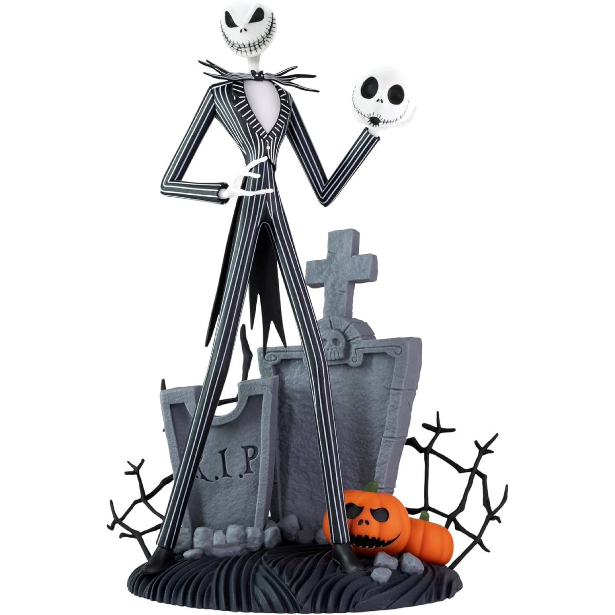 nightmare before christmas - jack skellington smiling - statua 20cm