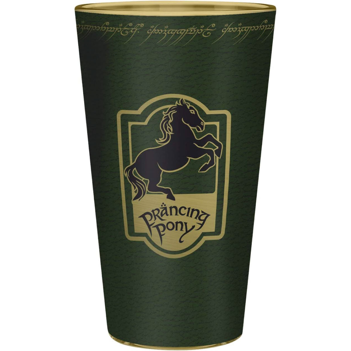 the lord of the rings - premium large glass - prancing pony