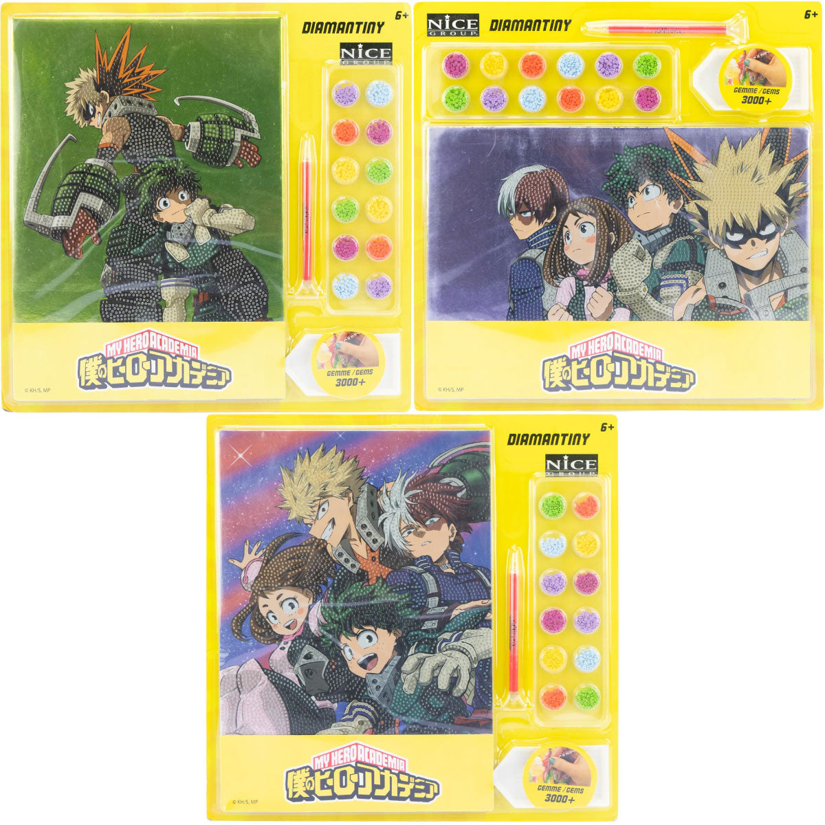 diamantiny my hero academia - season 3 - modello assortito