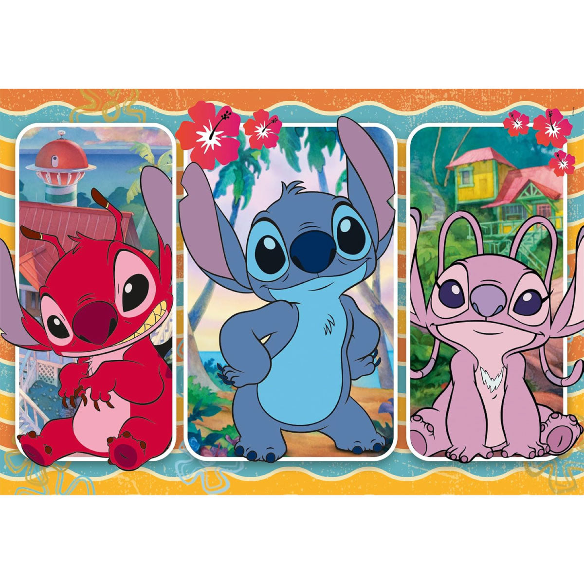 stitch - puzzle 24 pezzi maxi