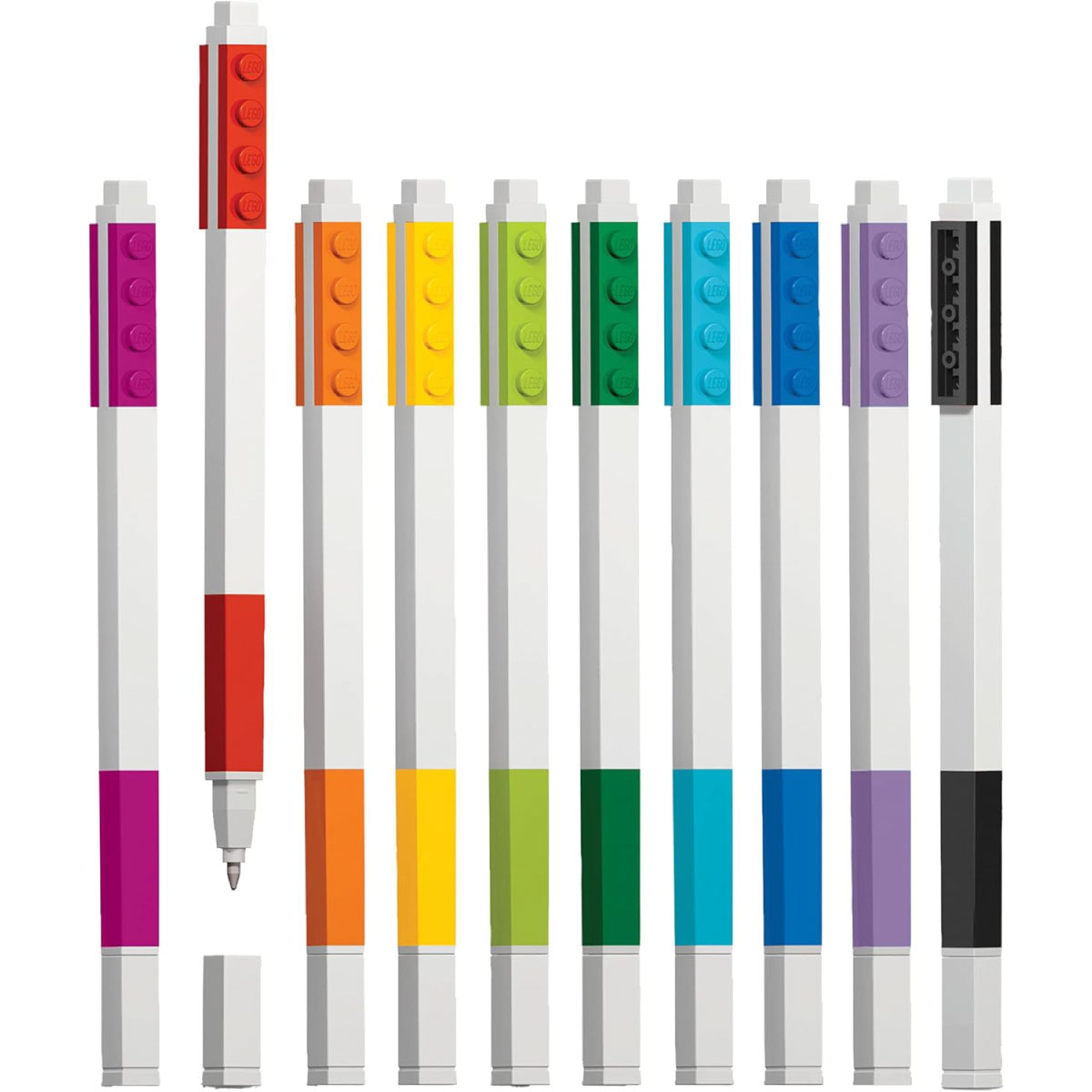 Cancelleria set di 10 penne gel colorate