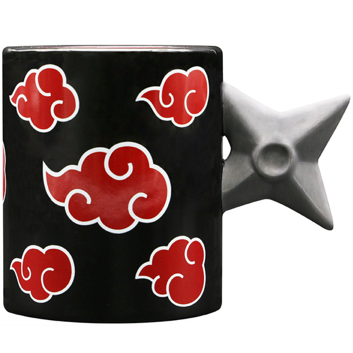 naruto shippuden - tazza 3d - shuriken akatsuki
