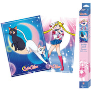 sailor moon - set 2 chibi posters 52x38cm - sailor moon & cats