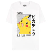 pokémon - pikachu men's short sleeved t-shirt (white) - s