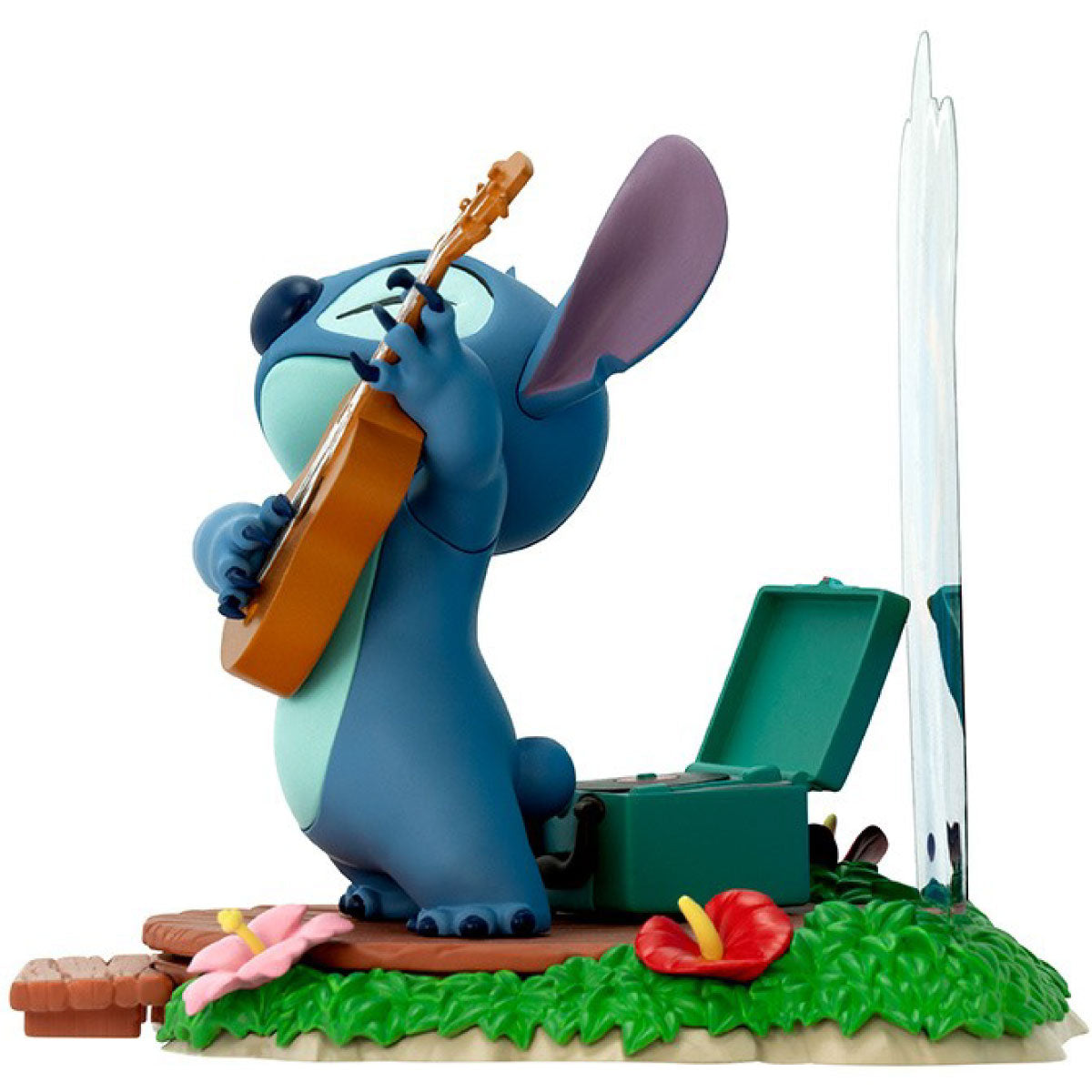 disney: lilo & stitch - stitch with guitar - statua 10cm