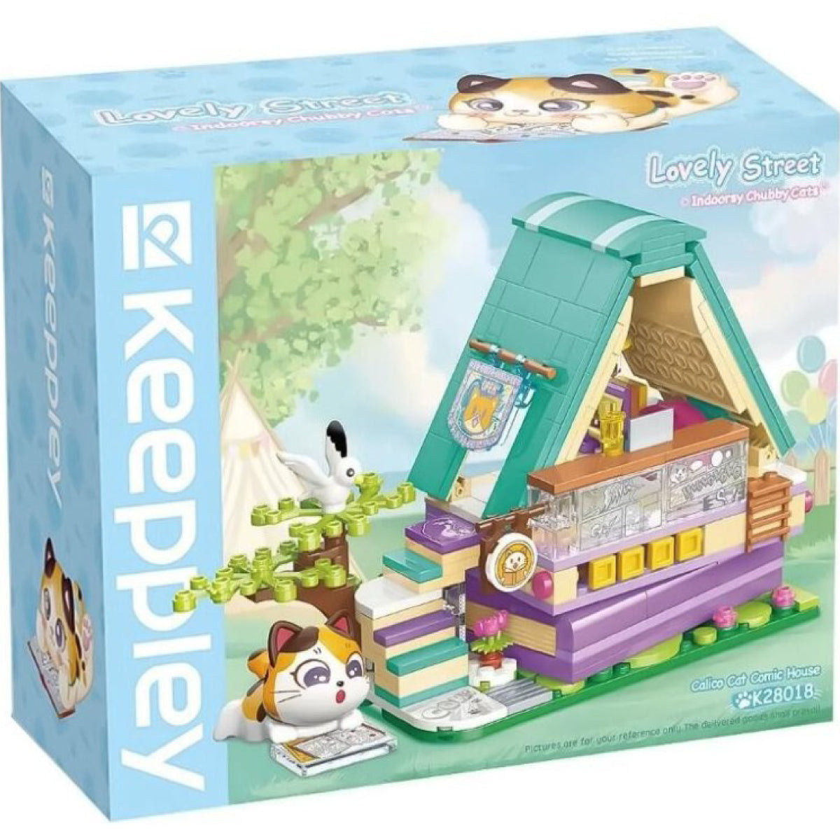 lovely street - calico cat comic house