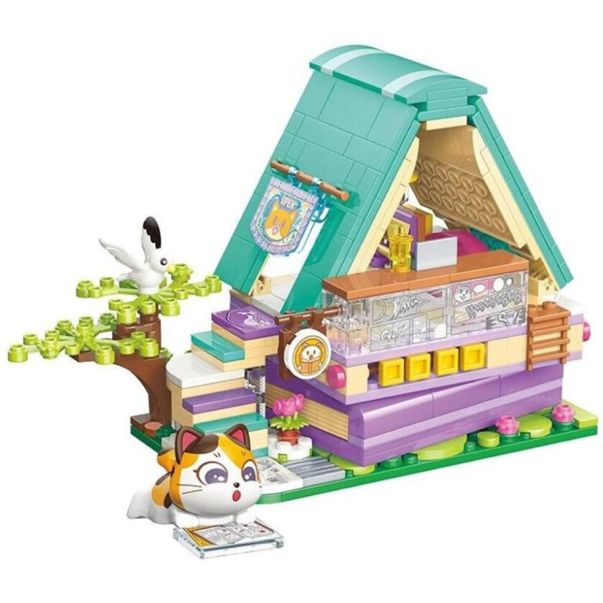lovely street - calico cat comic house