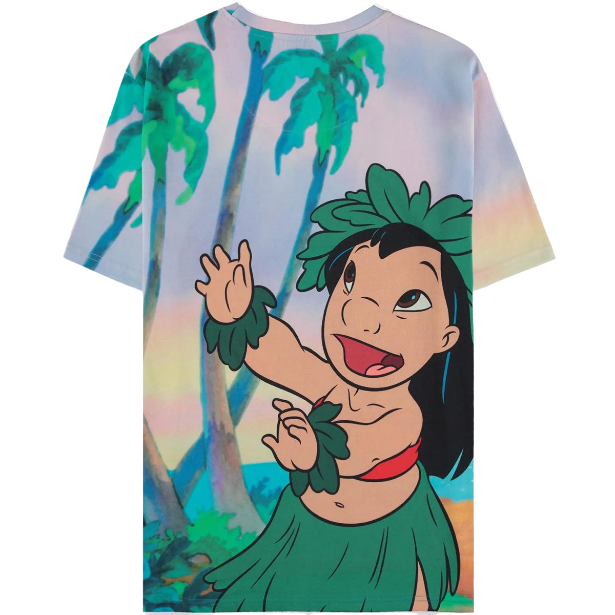 lilo & stitch - aop unisex short sleeved t-shirt - l