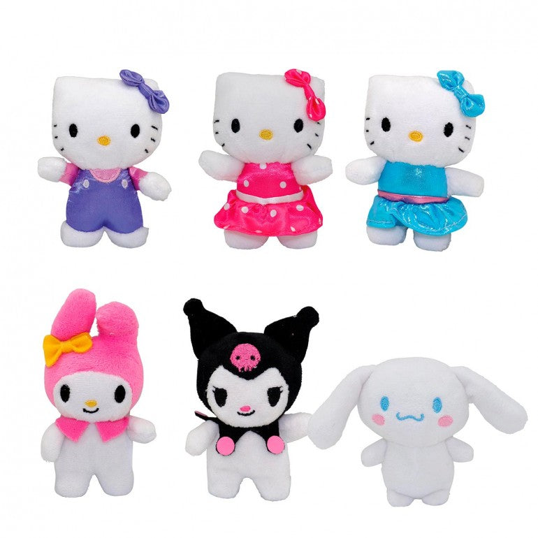 hello kitty and friends - micro plush - peluche 8cm - modello assortito