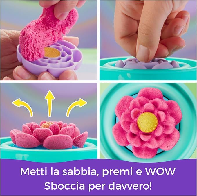 kinetic sand - squish blossom 227g