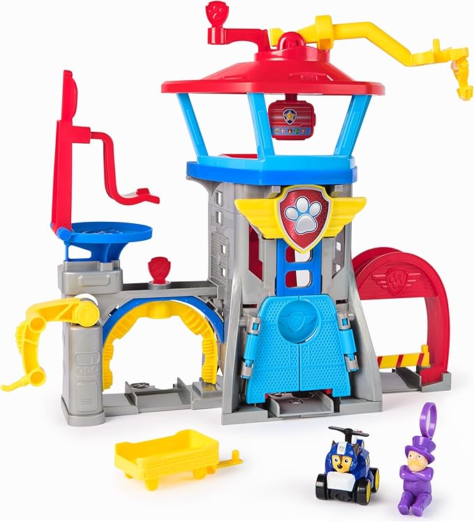 paw patrol air rescue - torre di controllo con personaggi