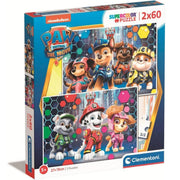 paw patrol - puzzle 2x60 pezzi