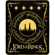 the lord of the ring - la compagnia dell'anello - coperta 150x120cm