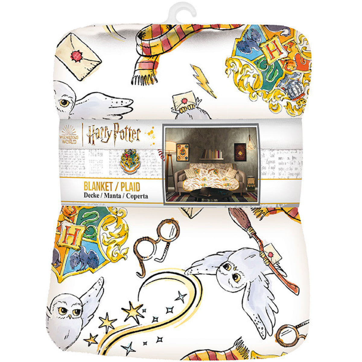 harry potter - harry's world - coperta 150x120cm