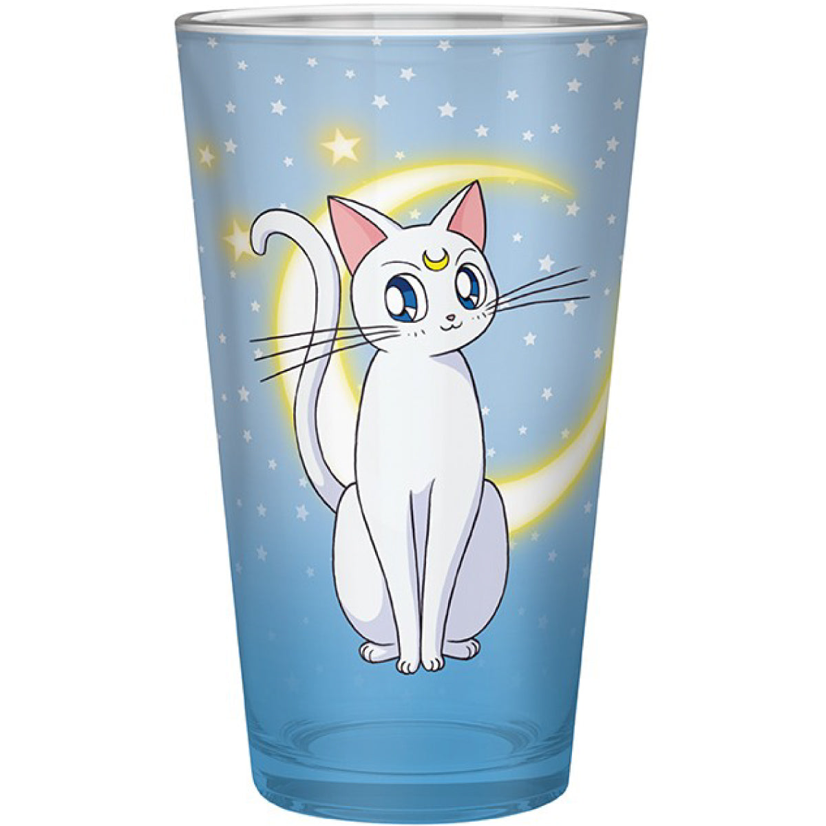 sailor moon - bicchiere large 400ml - luna & artemis