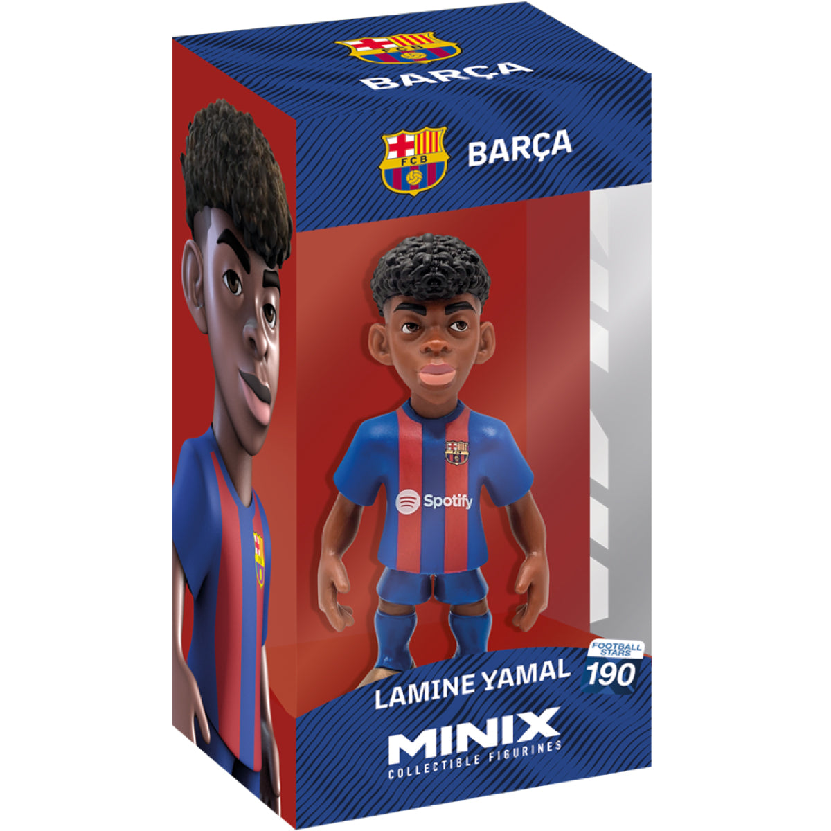 fc barcellona - lamine yamal - football stars 105 - minix collectible figurines