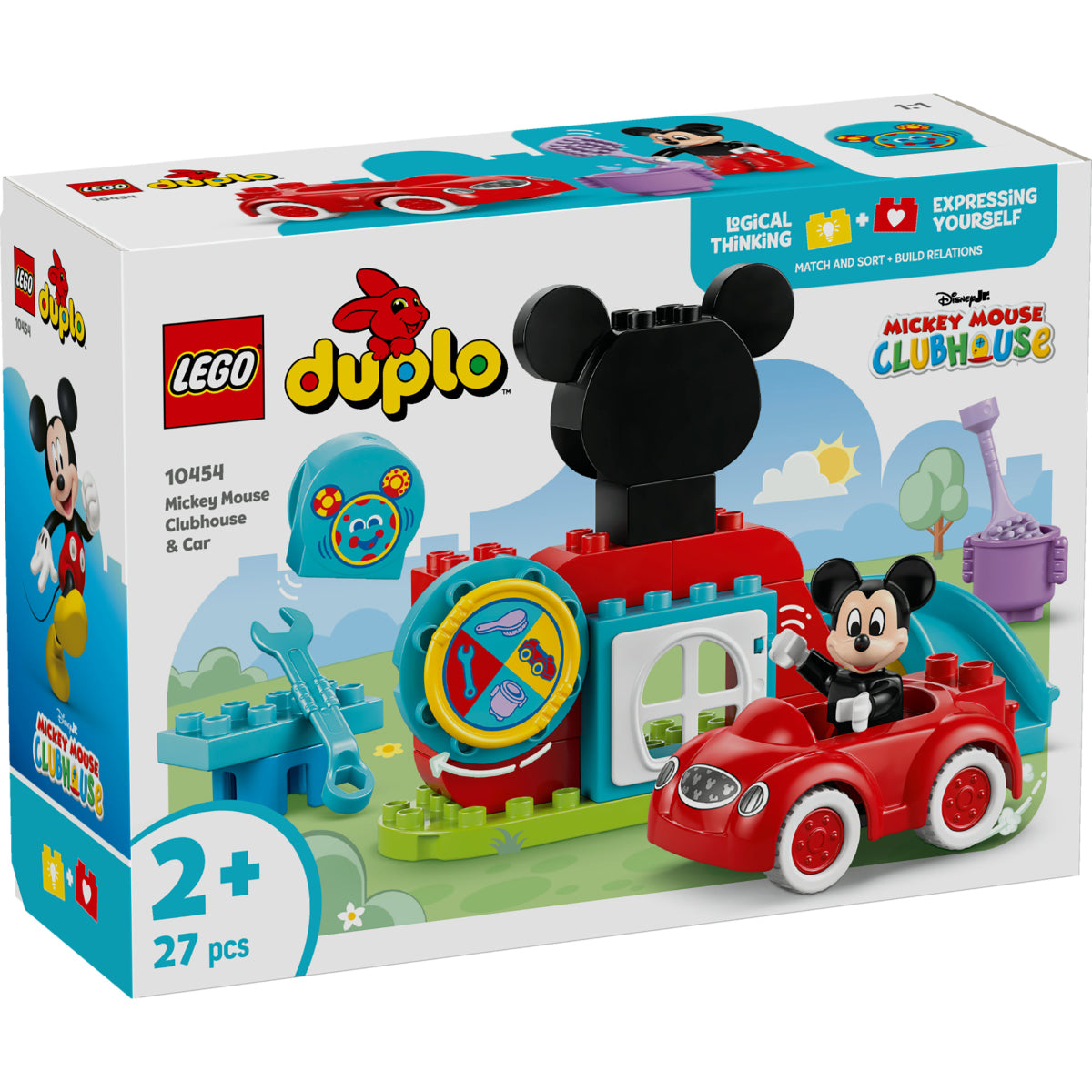 LEGO Duplo 10454 la casa e l’auto di topolino