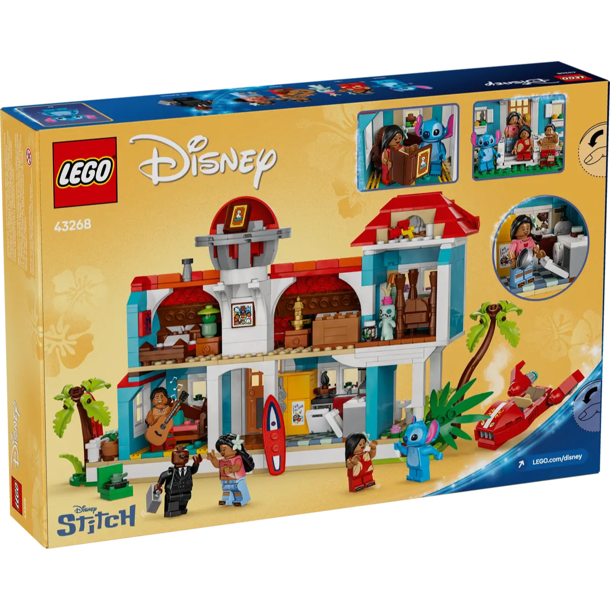LEGO Disney Classic 43268 casa sulla spiaggia di lilo & stitch