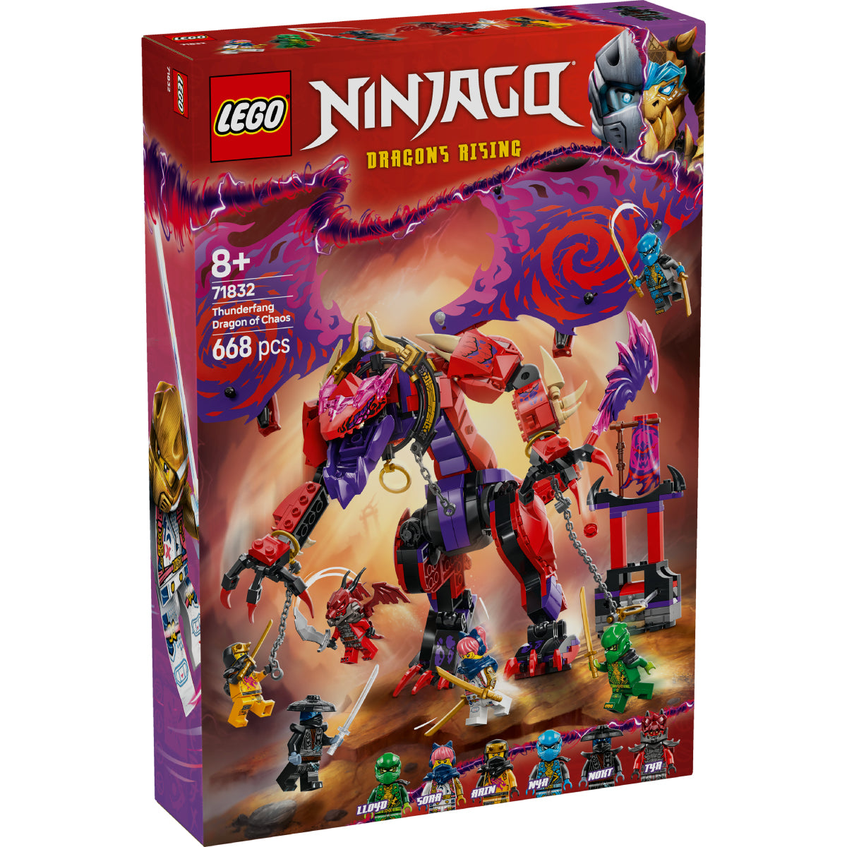 LEGO Ninjago 71832 thunderfang, il drago del caos
