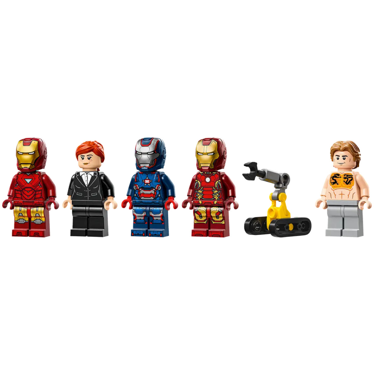 LEGO Super Heroes 76315 laboratorio di iron man: sala delle armature