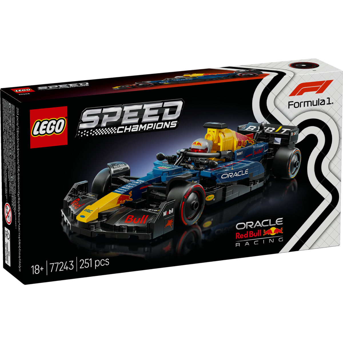 LEGO Speed Champions 77243 auto da corsa f1 oracle red bull racing rb20