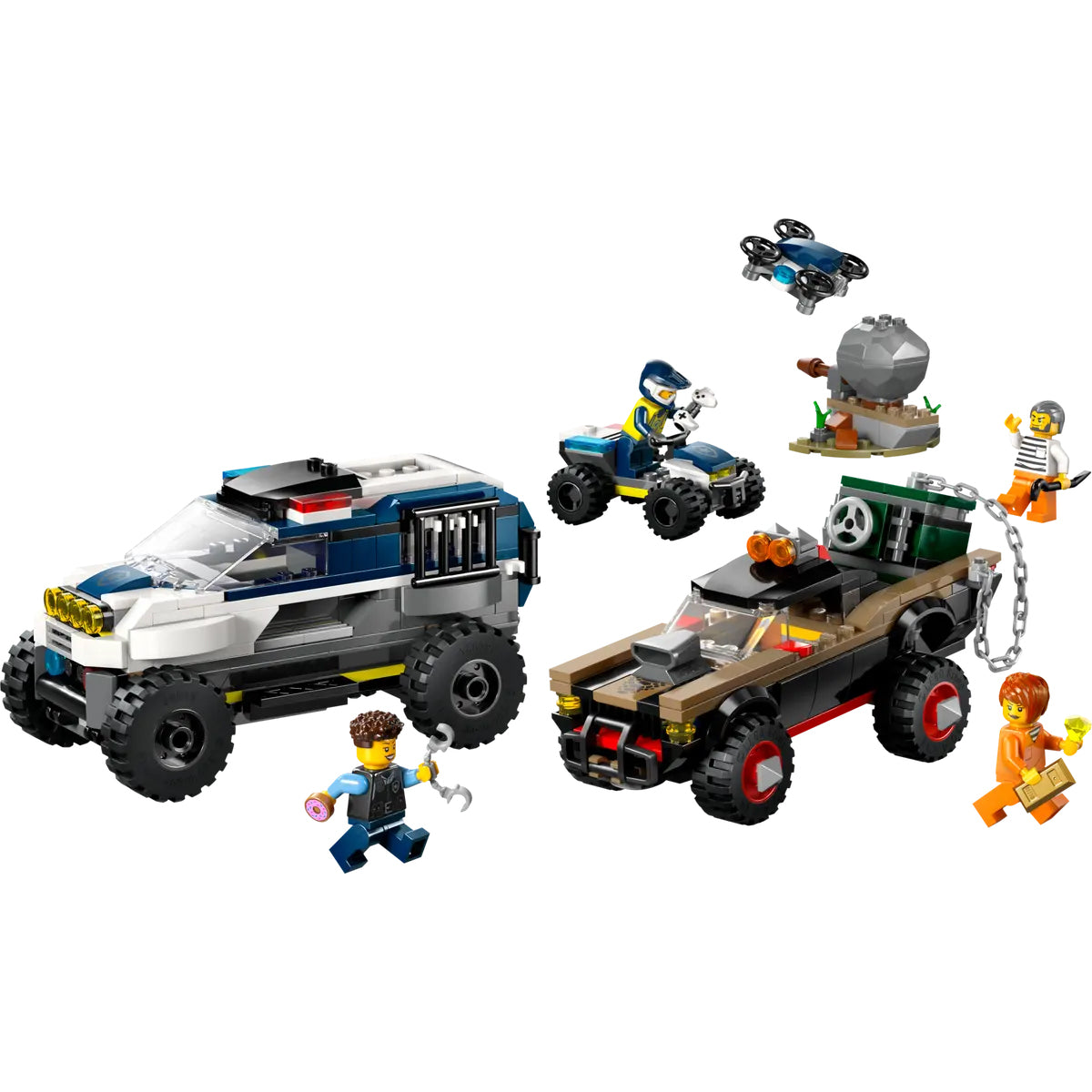 LEGO City 60449 inseguimento del fuoristrada della polizia