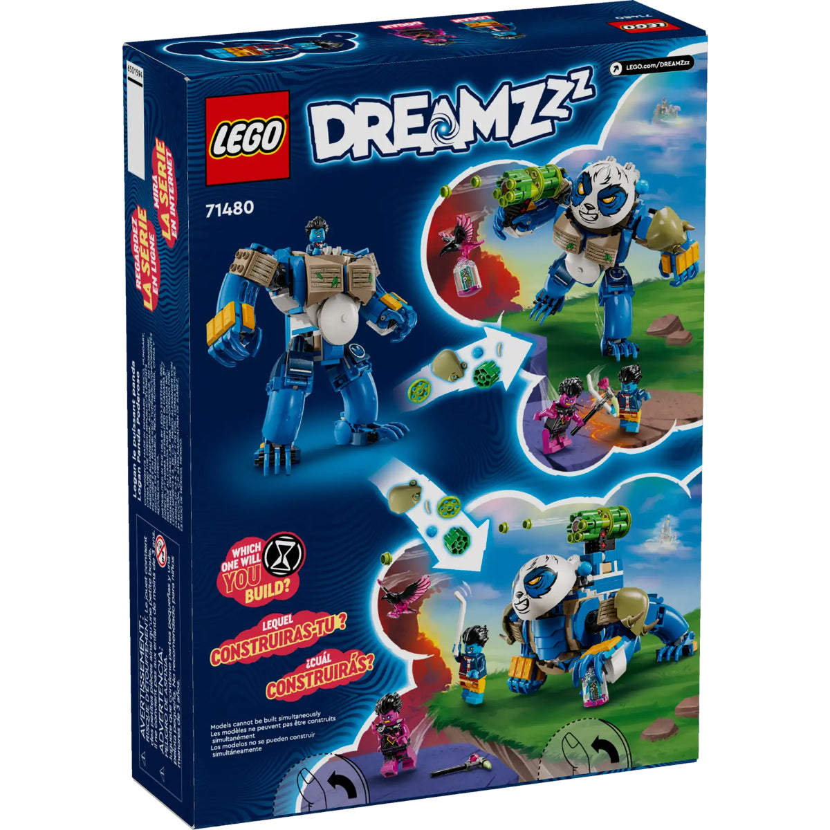 LEGO Dreamzzz 71480 logan robot panda