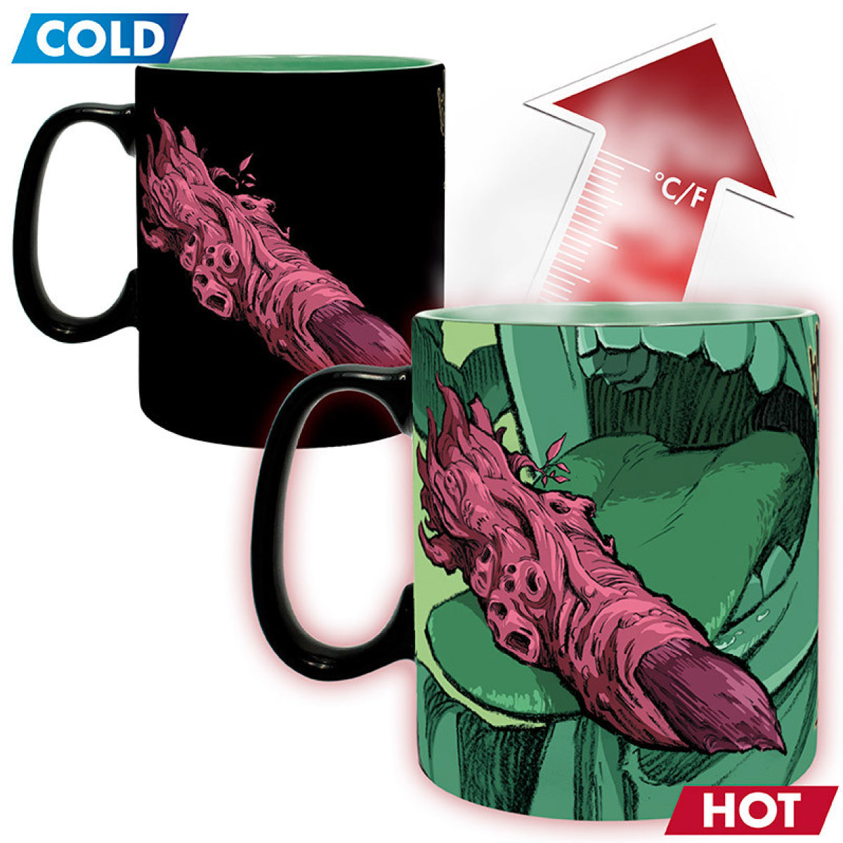 jujutsu kaisen - tazza heat change 460ml -itadori & sukuna