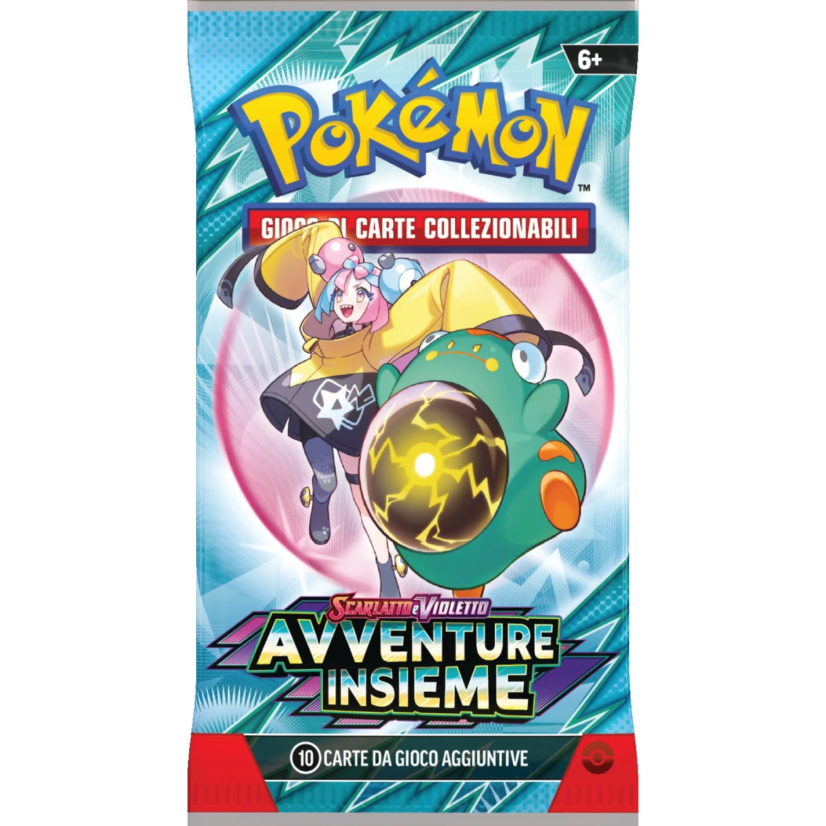 pokémon scarlatto e violetto avventure insieme - bustina singola 10 carte (ita)