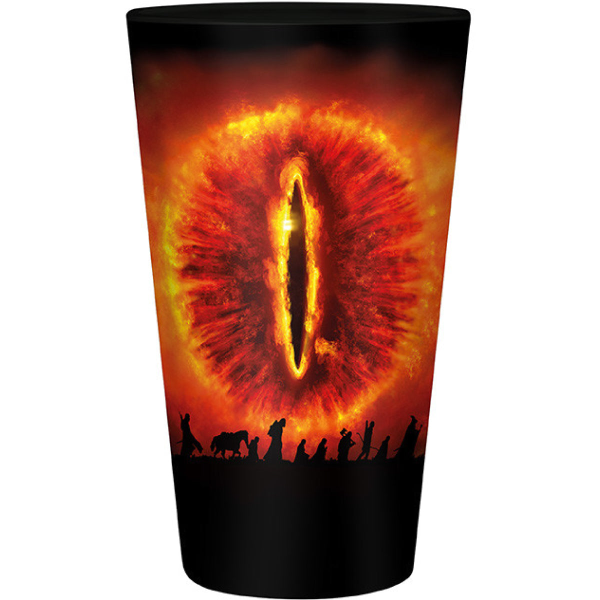the lord of the rings - bicchiere large glass 400ml - sauron