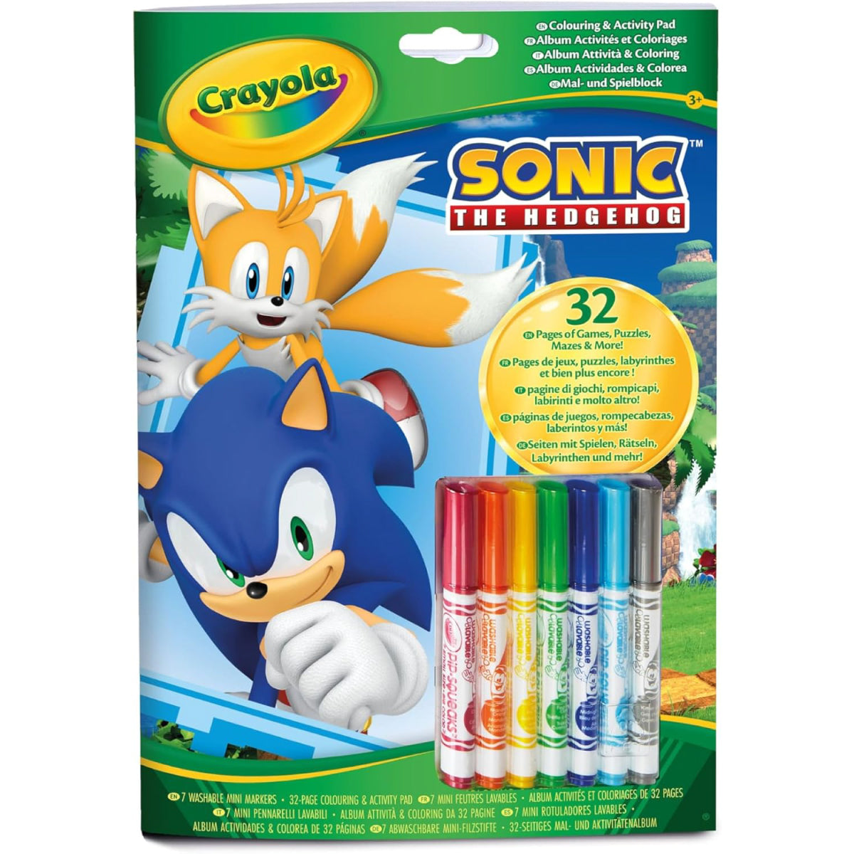 album da colorare - sonic