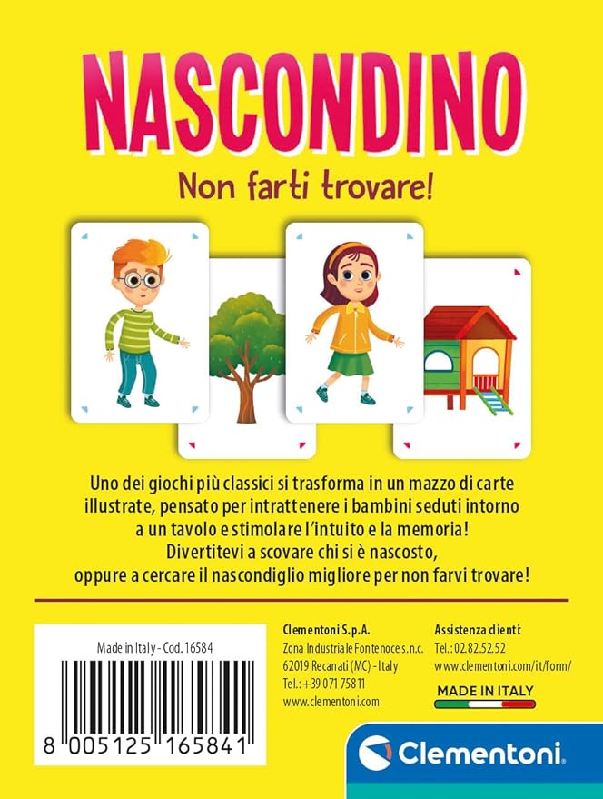 carte gioco sapientino - nascondino
