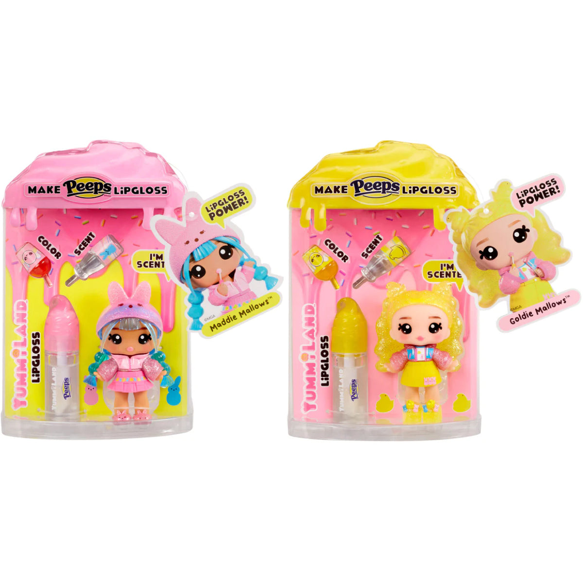 yummiland x peeps - lipgloss doll - modello assortito