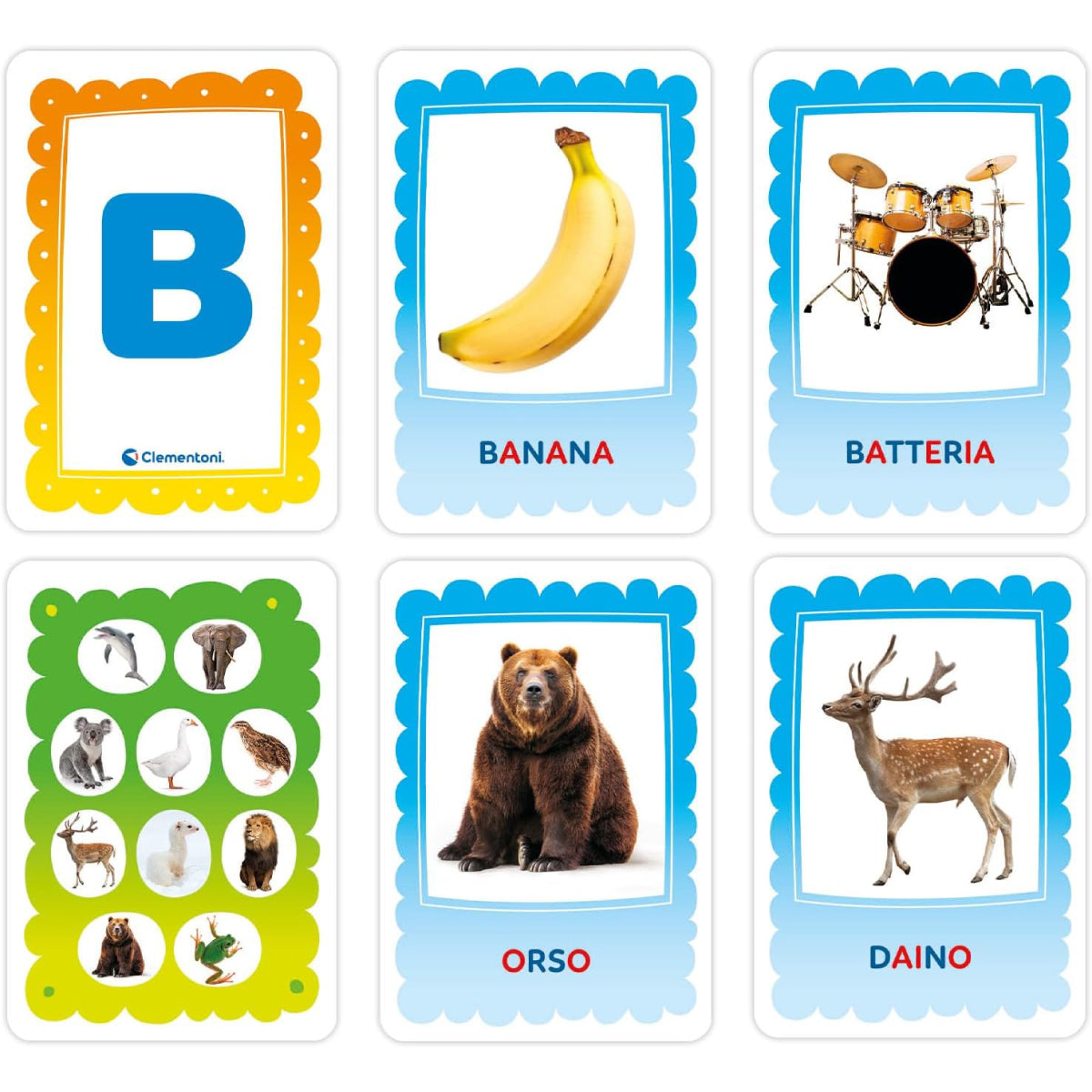sapientino flashcard - alfabeto tattile