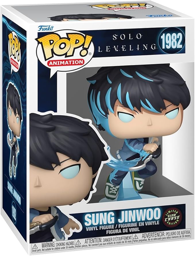 solo leveling - sung jinwoo 9cm - funko pop! 1982 chase